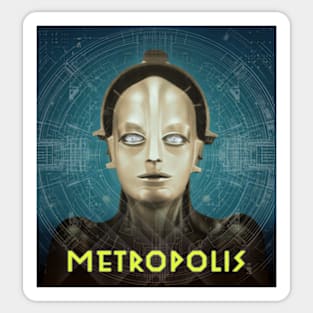 Maria - Metropolis Robot Sticker